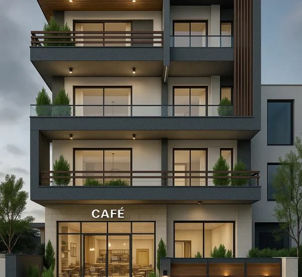 Cafe and residence in Gurgaon